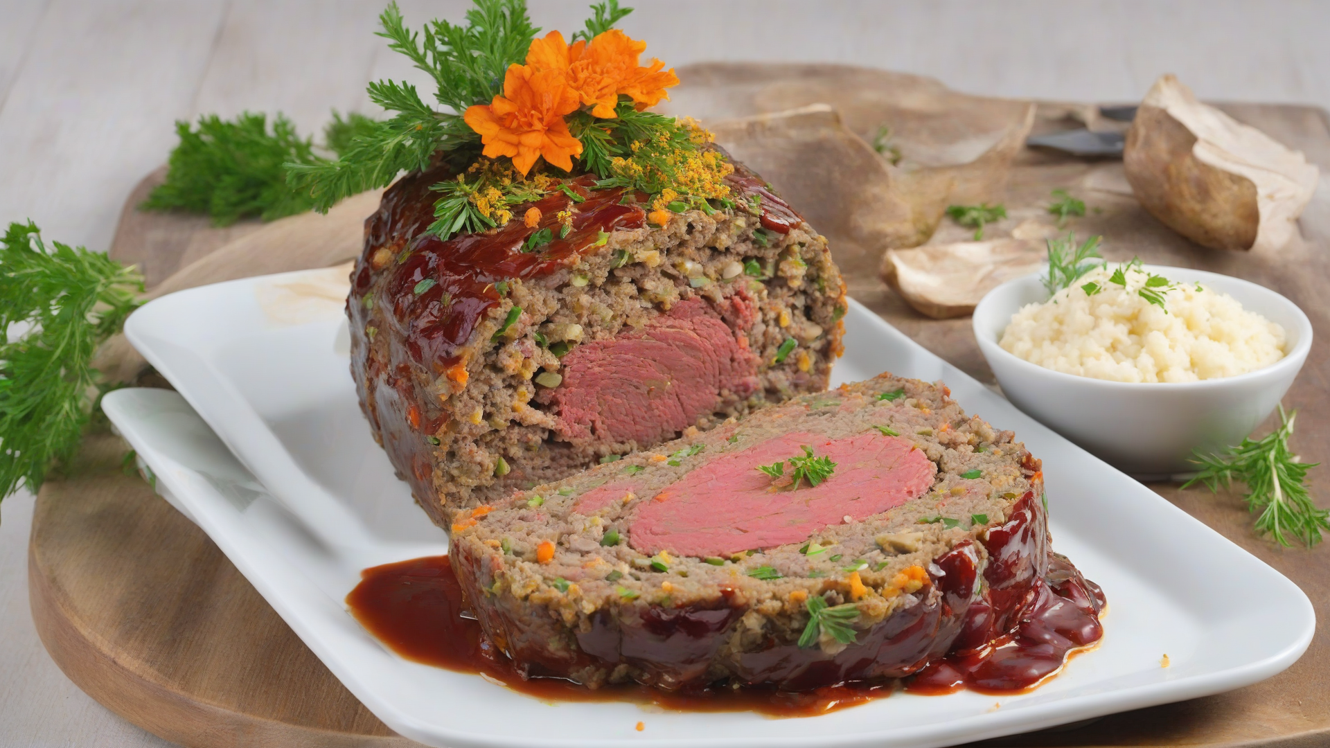 polpettone ripieno al forno